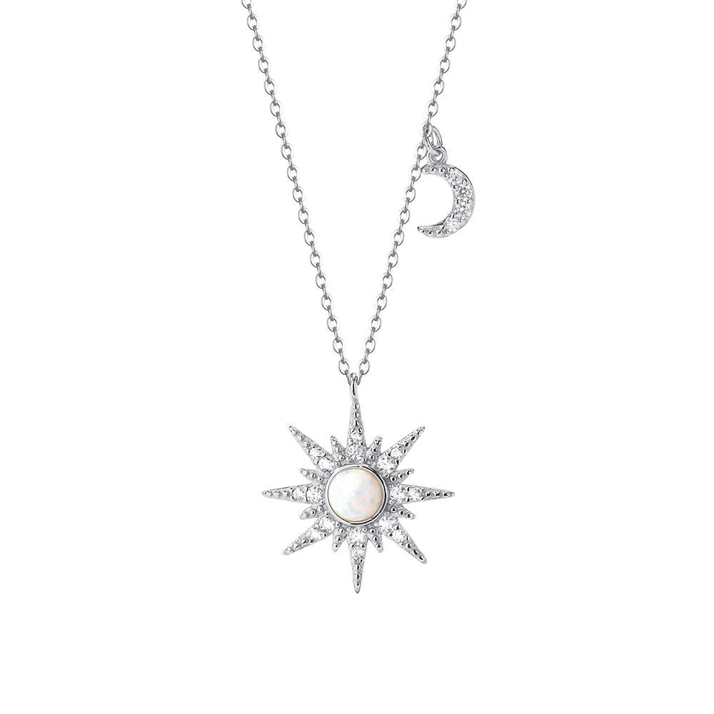 Moon Star S925 Halskette