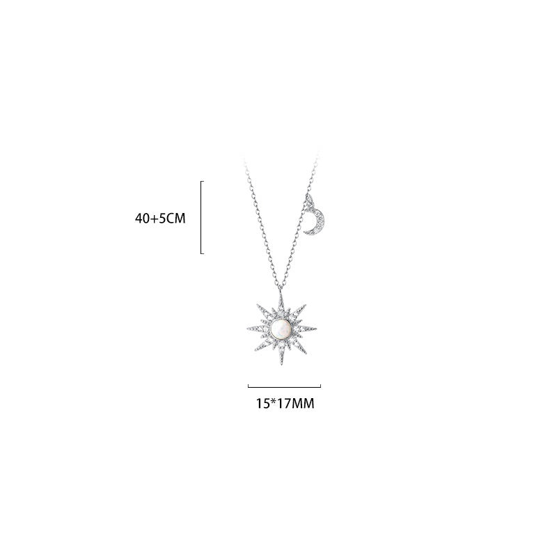 Moon Star S925 Halskette